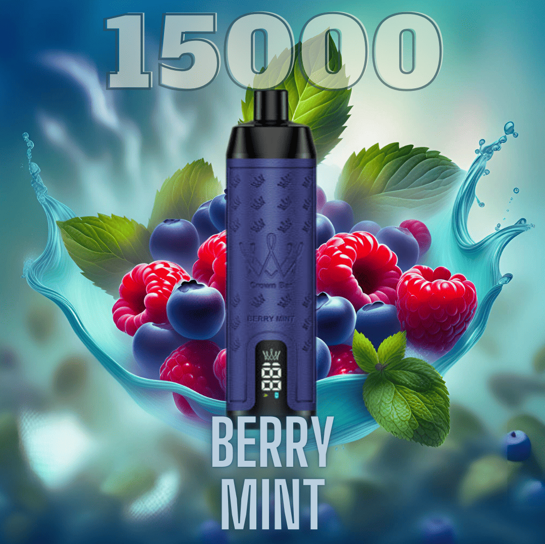 Berry Mint "Al Fakher" - Crown Bar Vape 15000