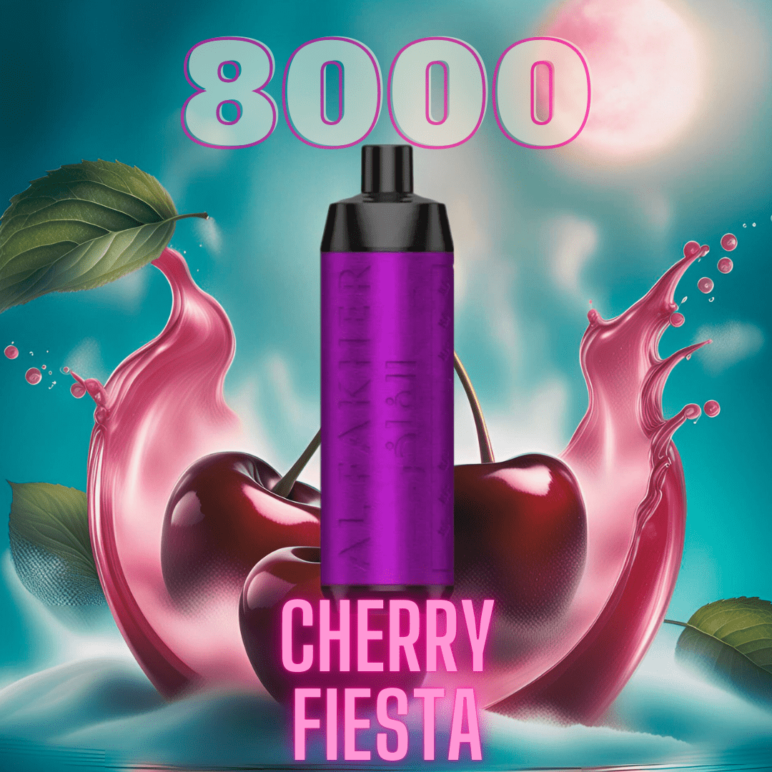 Cherry Fiesta "Al Fakher" - Crown Bar Vape 8000
