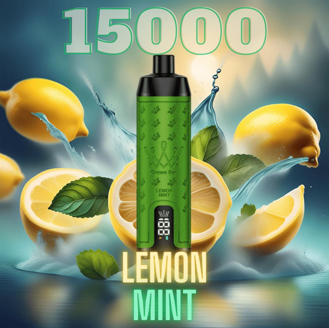 Lemon Mint "Al Fakher" - Crown Bar Vape 15000