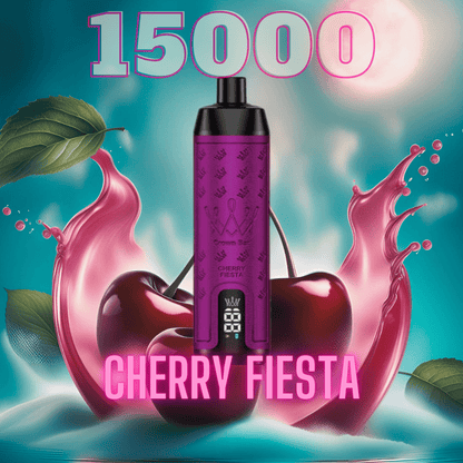 Cherry Fiesta "Al Fakher" - Crown Bar Vape 15000