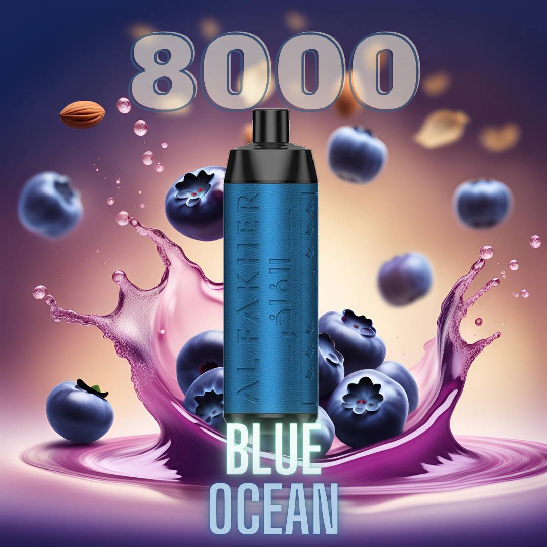 Blue Ocean "Al Fakher" - Crown Bar Vape 8000